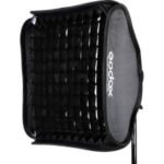 Godox 80 x 80cm  S-Type Bowens Mount Flash Bracket with Softbox and Grid Kit