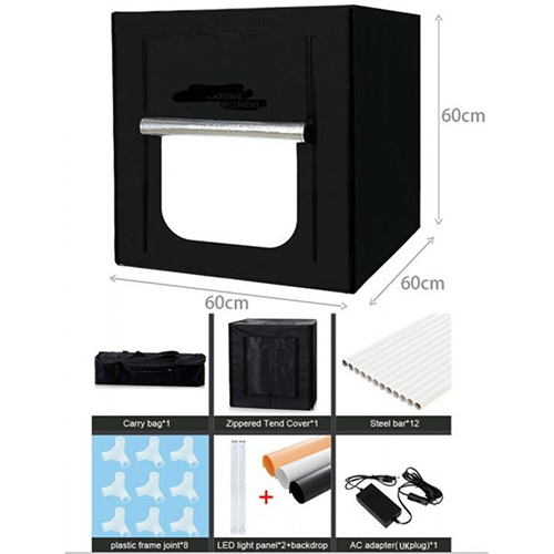 Photography Studio Lightbox 60*60*60CM LED