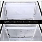 80*80*80CM LED Photography Studio Lightbox Light Tent with 3 backgrounds - Image 2