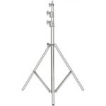 2.6m Heavy Duty Stainless Steel Spring Cushioned Light Stand