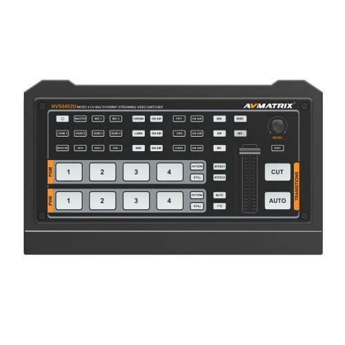 AVMATRIX VS0601U Mini 6-Channel SDI/HDMI Multi-format Streaming Switcher