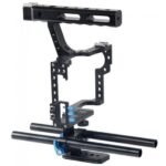 YELANGU C500 Camera Cage with Matte Box & Follow Focus - Image 3