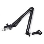 Adjustable Studio Microphone Suspension Scissor Arm Stand (Black) - Image 3