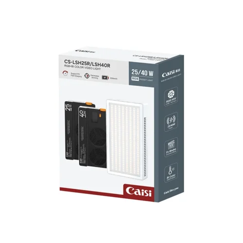 CAISI CS-LSH25R RGB LED Fill Light - Portable,Powerful and Full-Color Adjustable