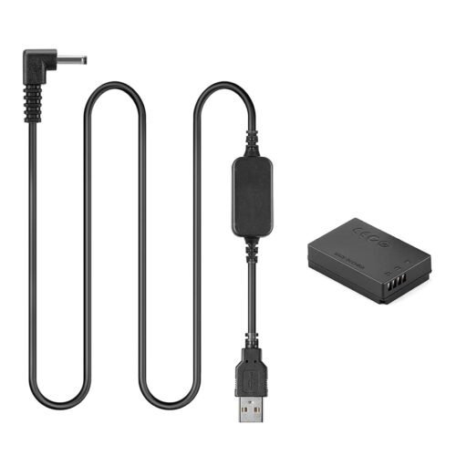 USB to LP-E12 Dummy Battery DR-E12 DC Coupler